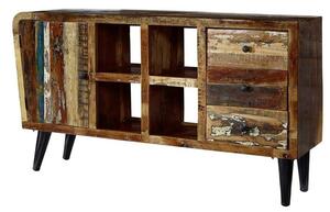 RETRO TV stolek staré lakované dřevo