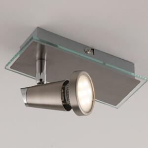 FAN SPOT-MIAMI 01 Spotové svítidlo SPOT LED MIAMI chrom/nikl 1xGU10 LED 5 W 400 LM 2700 K 16,5x7x14,5 cm - FANEUROPE