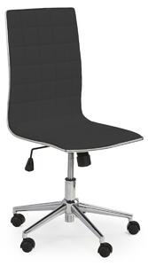 Kancelářská otočná židle Prošívaná Černá ALVA