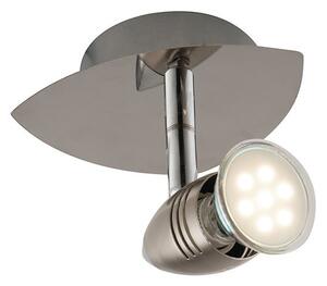 FAN SPOT-SUNNY-1 Spotové svítidlo SPOT LED SUNNY nikl 1xGU10 LED 5 W 400 LM 2700 K 13x 13,4 x 9,5 cm - FANEUROPE