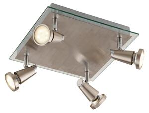 FAN SPOT-MIAMI PL4 Spotové svítidlo SPOT LED MIAMI chrom/nikl 4xGU10 LED 5 W 400 LM 2700 K 26x26x14,5 cm - FANEUROPE