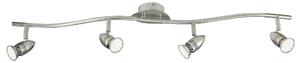 FAN SPOT-SUNNY-4 Spotové svítidlo SPOT LED SUNNY nikl 4xGU10 LED 5 W 400 LM 2700 K 94,1 x 11x 16 cm - FANEUROPE
