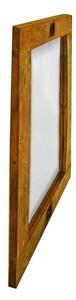 OLDTIME Zrcadlo 120x80 cm, staré dřevo