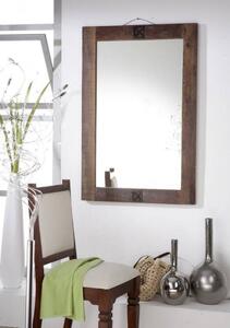OLDTIME Zrcadlo 100x88 cm, staré dřevo