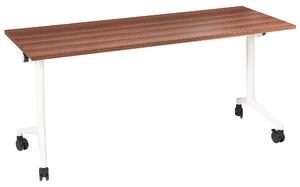 Skládací psací stůl CAVI Tmavě hnědá 160 cm 60 cm