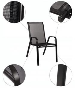 TEXIM Zahradní židle BHOME - černá