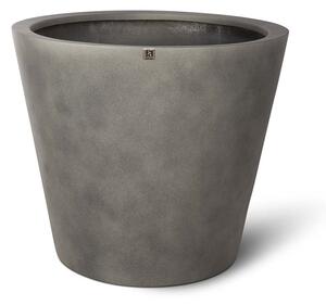 Kónický květináč - Conical, Ø 40/50/58 cm, výška 35/40/50 cm, betonově šedá, antracitová, bílá Barva květináče: Kamenná šedá, Rozměry: Průměr 58 cm,…