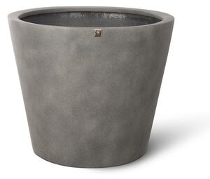 Kónický květináč - Conical, Ø 40/50/58 cm, výška 35/40/50 cm, betonově šedá, antracitová, bílá Barva květináče: Kamenná šedá, Rozměry: Průměr 50 cm,…