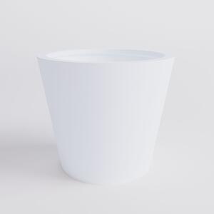 Kónický květináč - Conical, Ø 40/50/58 cm, výška 35/40/50 cm, betonově šedá, antracitová, bílá Barva květináče: Bílá, Rozměry: Průměr 58 cm, Výška 50…