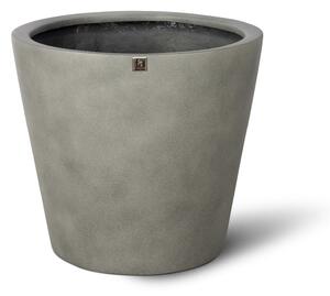 Kónický květináč - Conical, Ø 40/50/58 cm, výška 35/40/50 cm, betonově šedá, antracitová, bílá Barva květináče: Kamenná šedá, Rozměry: Průměr 40 cm,…