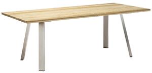 ZAHRADNÍ STŮL, dřevo, kov, 200/100/74 cm Amatio - Venkovní stoly