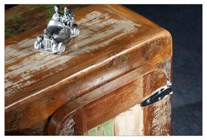 TESORI Příruční stolek 90x60 cm, staré dřevo