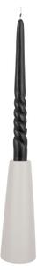 Svícen keramický Obelisk 12 cm L slonová kost Present Time (Barva- slonová kost)