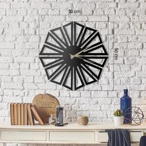 Wallity Dekorativní nástěnné hodiny Hedef 50 cm černé