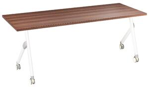 Skládací psací stůl BENDI Tmavě hnědá 160 cm 60 cm