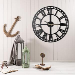 Wallity Dekorativní nástěnné hodiny Reedo 50 cm černé