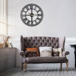 Wallity Dekorativní nástěnné hodiny Reedo 50 cm černé