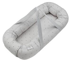 Přenosné hnízdečko Gro "Classic Dot Dumbo Grey" Liewood