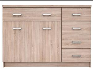 Komoda Tianna 2d5s (dub sonoma). Akce -23%