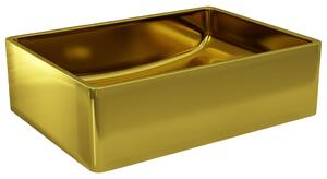 Umyvadlo - keramika - zlaté | 41x30x12 cm