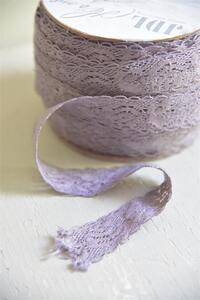 Krajková stuha Dusty Purple - 1 m