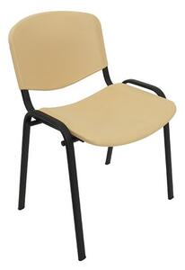 Konferenční plastová židle ISO Béžová