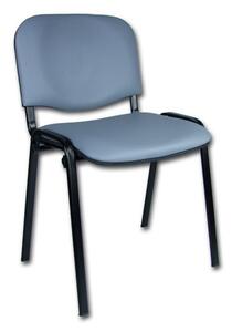 Konferenční židle ISO eko-kůže Modrá D4 EKO