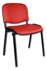 Konferenční židle ISO eko-kůže Červená D15 EKO