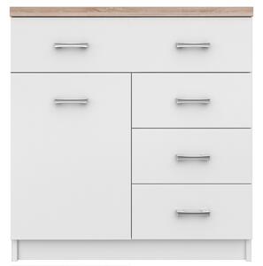 Komoda Tianna 1d4s (bílá). Akce -20%