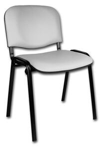Konferenční židle ISO eko-kůže Bílá D18 EKO