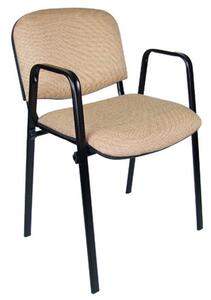 Mazur Konferenční židle ISO s područkami Barevná varianta: C4 béžovo/hnědá