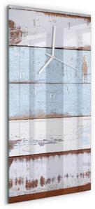Skleněné hodiny vertikální Zeď zsppb-30x60-00079957