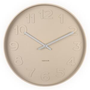 Nástěnné hodiny Mr.Brown 38 cm pískově hnědé Karlsson (Barva - pískově hnědá)