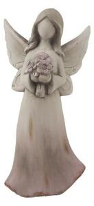 Dekorační anděl X4622 - 11 × 8.5 × 21 cm