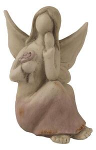 Dekorační anděl X4628 - 15 × 11 × 16 cm