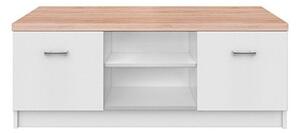 TV stolek Tianna 2d (bílá). Akce -20%