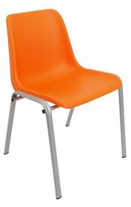 Konferenční židle Maxi hliník Červená