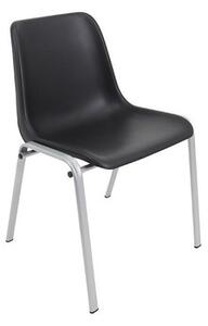 Konferenční židle Maxi hliník Černá