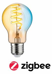 PAULMANN Filament 230V Smart Home Zigbee 3.0 LED žárovka E27 7,5W měnitelná bílá stmívatelné zlatá