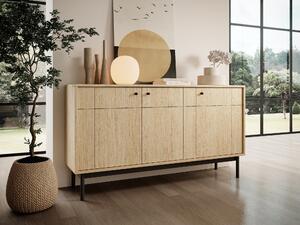 Piaski komoda Japandi K154 Barva: Dub Linea