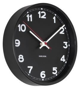 Nástěnné hodiny New Classic malé černé KARLSSON (Barva - černá)