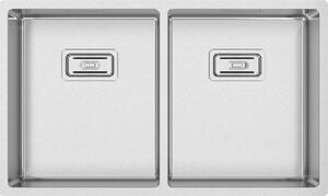 Nerezový dřez Sinks BOX 740 DUO FI nerez kartáčovaný