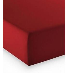 ELASTICKÉ PROSTĚRADLO, žerzej, červená, 180/200 cm Fleuresse - Prostěradla