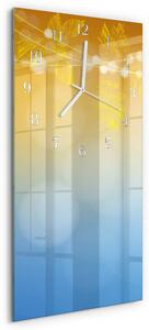Skleněné hodiny vertikální Vzor zsppb-30x60-00083075