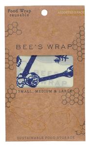 Ekologické potravinové ubrousky Bees & Bears - set 3 ks