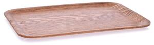 Dřevěný obdélníkový tác 27x20cm Modern Scandi DUKA (Barva - dřevo)