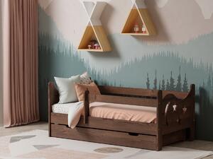 AMI nábytek Dětská postel DORA 160 x 80 cm ořech