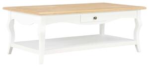 Konferenční stolek - MDF - bílý | 110x60x40 cm