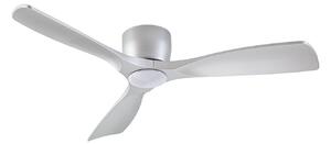 Stropní ventilátor Moneno Smart LED, stříbrný, DC, stmívatelné, CCT – Lucande Lucande, Moneno, stmívatelné, Metalická, Obývací pokoj, Kov, Moderní