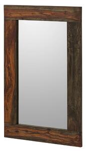 PLAIN SHEESHAM Zrcadlo 110x70 cm, palisandr